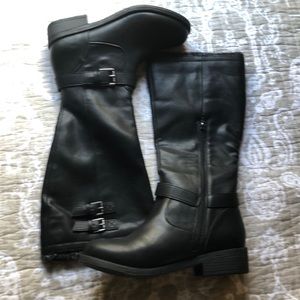 No Parking Jaclyn Black knee high boot